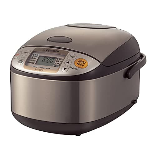 Zojirushi NS-TSC10 5-1/2-Cup (Uncooked) Micom Rice Cooker and Warmer, 1.0-Liter by Zojirushi