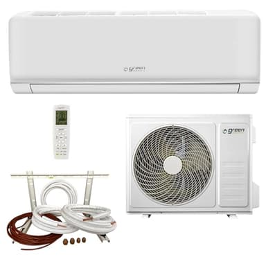 Green Electric Plus Climatiseur Mono Split 9000 Btu Wifi Efficacité Énergétique A++/A+ 2,5 kW R32 avec Kit d'installation 3 Mètres, Unité Intérieure et Unité Extérieure