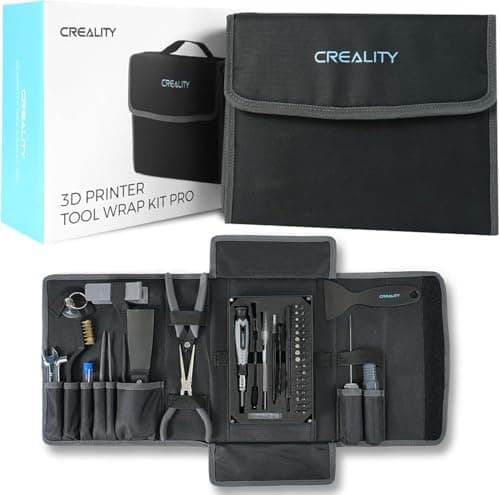 Creality Kit d'outils pour Imprimante 3D, 74 Pièces, Ensemble d'assemblage/Retrait/Découpe de Filament, Accessoires d'imprimante 3D pour Toutes les Imprimantes, Nettoyage, Finition, Impression