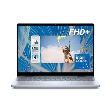 Dell Inspiron 14 2-en-1 (7440) - 14'' Full HD+ Écran Tactile, Intel Core 7 150U, 16 Go de RAM, 512 Go SSD, Intel Iris XE Graphics, Windows 11 Home,Clavier Rétroéclairé Azerty, Aluminium Ice Blue