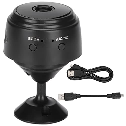 cigemay Mini Caméras Espion Cachées, Caméra de Surveillance WiFi Full HD 1080P avec Paramètres D'alarme, Objectif Grand Angle de 150 Degrés, pour Le Contrôle de la Sécurité à Domicile