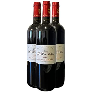 Château La Fleur Peilhan Saint-Emilion Grand Cru Rouge 2013 - Vin AOC Rouge de Bordeaux - Lot de 3x75cl - Cépages Merlot, Cabernet Franc