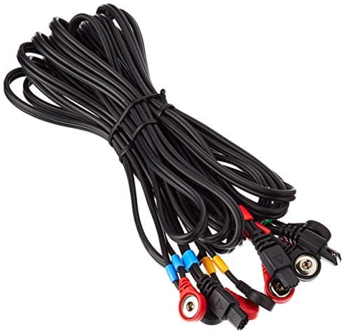 Compex Mixte Jeu De 4 Câbles Noirs Snap, Noir, Taille Unique EU