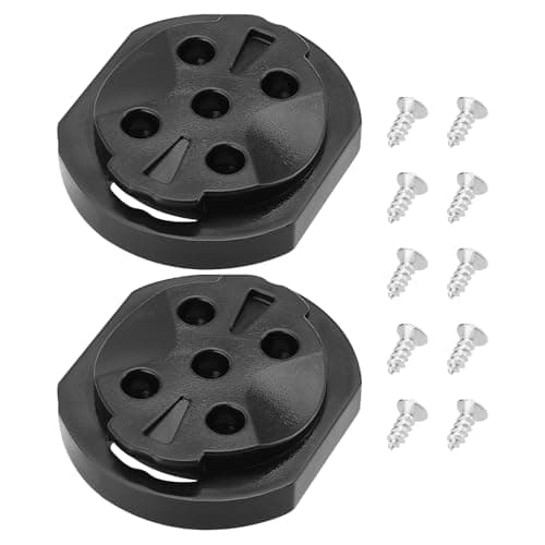 SG Store Lot de 2 supports de réparation de siège pour ordinateur de vélo, base fixe, chronomètre, cadran de réparation de siège compatible avec GARMIN 33 x 29 x 5 mm, noir
