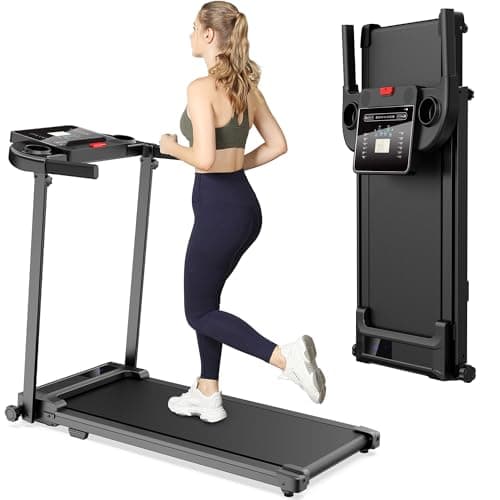 Tapis de Course Marche Pliable - Tapis de Marche Pliable Motorise Walking Pad Electrique Silencieux Tapis Roulant Pliable 10 km/h Treadmill Compact pour la Maison et Le Bureau