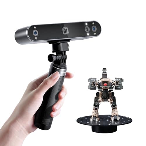 Revopoint POP3 Plus Scanner 3D pour l'impression 3D,Scanner portable avec une précision de 0,04mm et une vitesse de scan de 18 ips,STANDARD,Essai 30 Jours de QuickSurface