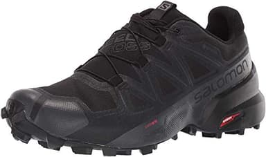 Salomon Speedcross 5 Gore-Tex Chaussures Lmperméables de Trail Running pour Homme, Protection Anti-Intempéries, Accroche Agressive, Fit Précis, Black, 44