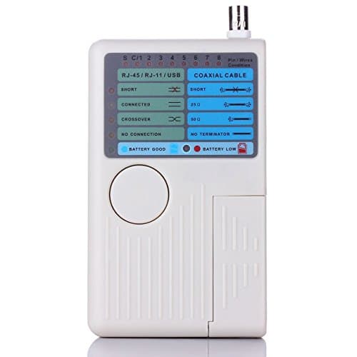 Leagy 4 en 1 testeur de câble réseau RJ45/RJ11/USB/BNC câble LAN Cat5 Cat6 Fil testeur