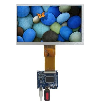 7 pouces 1024x600 universel DIY portable LCD écran Drive Control Board PC ordinateur écran auxiliaire Raspberry Pi orange Pi Banana Pi moniteur