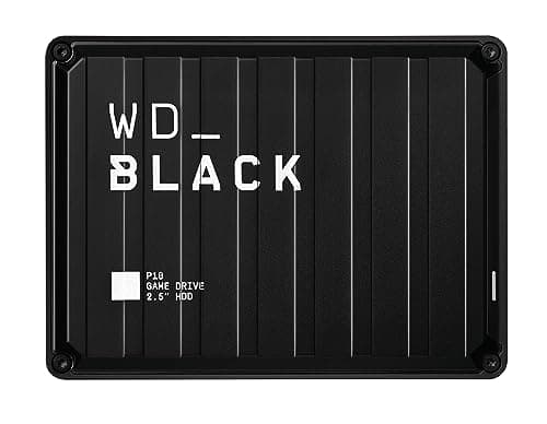 WD_BLACK P10 4 To Disque dur Externe Portable, Robuste et haute performance, Fonctionne avec PC et Console, Stocker jusqu'à 150 jeux, Noir