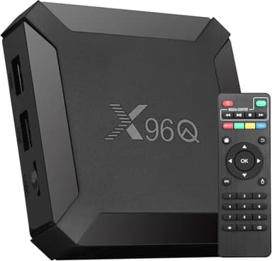 IPTV X96‎‎‎‎‎‎‎‎‎‎‎‎‎‎‎‎‎‎‎‎Q Lecteur Multimédia de Diffusion en continu, boitier IPTV, Android 10.0/Boîte TV 4K avec Quad-Core chipset, 64 Bits WiFi,4K HD,H.265
