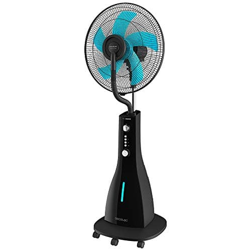 Cecotec Ventilateur nébuliseur EnergySilence 590 FreshEssence. 90 W, 5 pales, Diamètre 40 cm, Moteur en cuivre, 3 Vitesses, Oscillation (590 Freshessence)