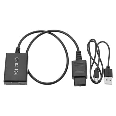 LT Easiyl N64 Câble adaptateur HDMI convertisseur compatible avec N64 SNES Game Cube Accessoire de jeu