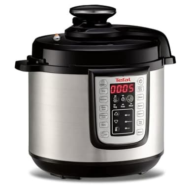 Tefal Fast & Delicious Multicooker Autocuiseur Electrique 1200 W 25 Programmes Automatiques Mode Manuel + Recettaire + Cuit Vapeur 6 L