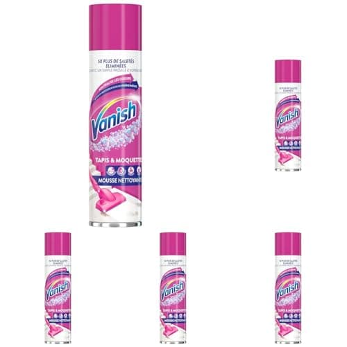 Vanish Nettoyant Tapis et Moquette - Détachant 600 ml (Lot de 5)