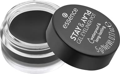 Essence - Eyeliner Gel Pot Stay & Play - 01 Black