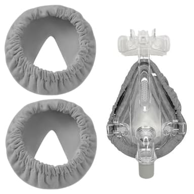 NOPKESV 2 pièces Doublures De Masque CPAP Facial, Réutilisables et Lavables, Housse De Coussin pour Réduire les Fuites d'Air et les Ampoules, Protège Nez, Masque Apnée du Sommeil, Protection CPAP
