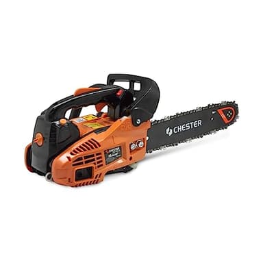 Tronçonneuse élagueuse thermique 25,4 cm³ - guide 30 cm - 2 chaînes - CHESTER