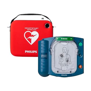 Philips HeartStart Défibrillateur HS1 avec Mallette extra plate, M5066A-C02