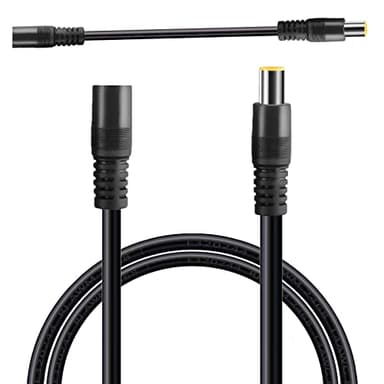 ZkeeShop DC8mm DC7909 câble adaptateur,Câble d'extension 3m,femelle à mâle,14AWG câble d'alimentation solaire Compatible pour Jackery Bluetti Station d'énergie portable Panneau solaire 3M