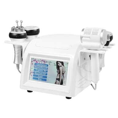Appareil minceur 40K Cellulite Masseur 6 en 1 Cavitation Radiofréquence Appareil et Corps Machine de beauté raffermissante et modélisation peau raffermissante pour corps et visage