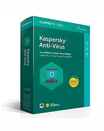 Kaspersky Antivirus 2018 | 1 Poste | 1 An | PC | Téléchargement