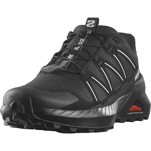 Salomon Speedcross Peak Chaussures de trail pour Homme, Fit précis, Protection tout-terrain , Adhérence active, Black, 41 ⅓