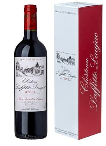 Château Laffitte Laujac - 1 Bouteille en coffret - Grand Vin Rouge de Bordeaux Médoc - AOP Médoc - Cru Bourgeois en 1932 - Médaille d'Or - GILBERT ET GAILLARD