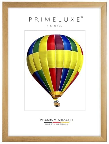 PrimeLuxe Cadre photo en bois 50 x 150 cm (Dimension de l'image) en Or-essuyé | Couleur et taille sélectionnables | pour affiches | Puzzle | collage de photos