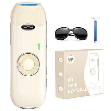 Haarlosy IPL Épilateur Lumière Pulsée, 22J [3 modes] Lumiere Pulsee Épilateur Laser Sans Douleur pour le Visage/Aisselles/Bikini, Appareil Épilation Laser Hair Removal Définitif [Femmes/Hommes]