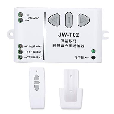 Écran de Projection Télécommande Interrupteur sans Fil vers Le Haut Contrôleur d'inversion pour écran de Projection Portable(433 MHz)