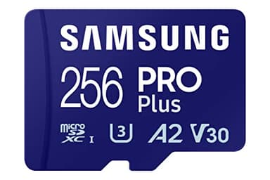 Samsung 256 Go Pro Plus Carte Mémoire Micro SDXC (2023) jusqu’à 180/130 Mo/s