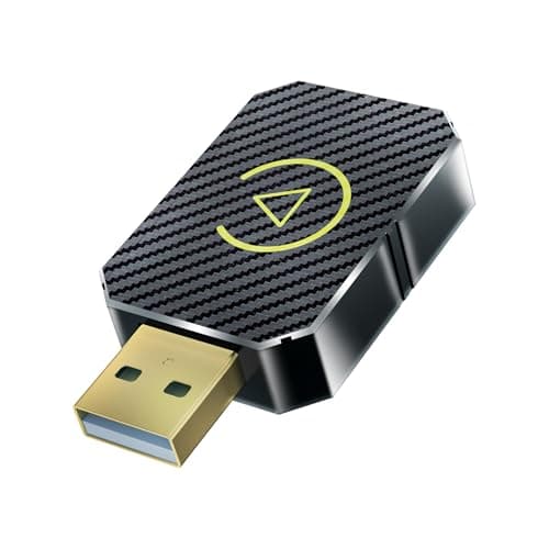 Carplay& Android Auto，Android Auto Adaptateur.Bluetooth, Plug & Play, Ajustement Universel 98% des Voitures, Connexion Automatique
