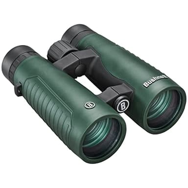 BUSHNELL - Jumelles d'observation pour Adultes - Excursion 10x42 - Ornithologie, Randonnée, Nature - Housse de Rangement et Sangle Tour de Cou Incluses - Vert & Noir