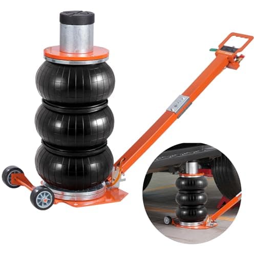 VEVOR Cric Pneumatique 3 tonnes, Cric de Levage Pneumatique avec Colonne Surélevée et Poignée Réglable, Facile à Soulever et Compact, pour Berline, SUV, Camionnette, Réparation Automobile, Atelier