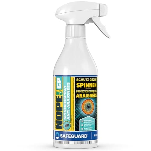 NOPE! CP Spray Anti-Araignées 500ml – Maison Intérieur & Extérieur – Inodore & à Base d’Eau – Longue Durée Sans Solvants ni Gaz Propulseurs