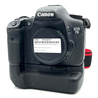 Canon EOS 7D Appareil photo numérique Reflex 18 Mpix Boîtier nu Noir (Import Royaume Uni)