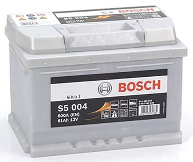 Bosch S5004 - Batterie Auto - 61A/h - 600A - Technologie Plomb-Acide - pour les Véhicules sans Système Start/Stop