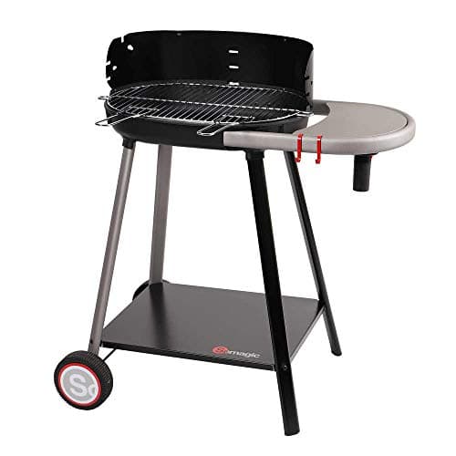Somagic : Barbecue Vulcano 2000 Charbon De Bois Fonte Noir