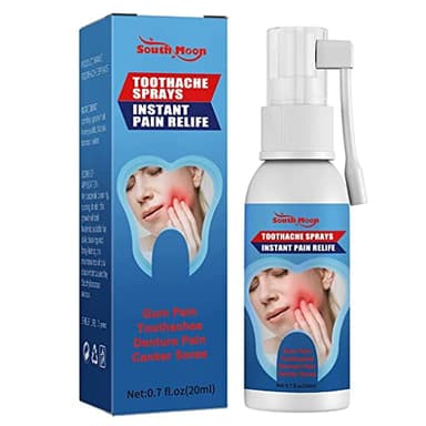 2023 Nouveau spray de soulagement de la douleur dentaire, sprays de soulagement instantané des maux de dents, réparation des tissus gingivaux,maintien de l'environnement buccal sain