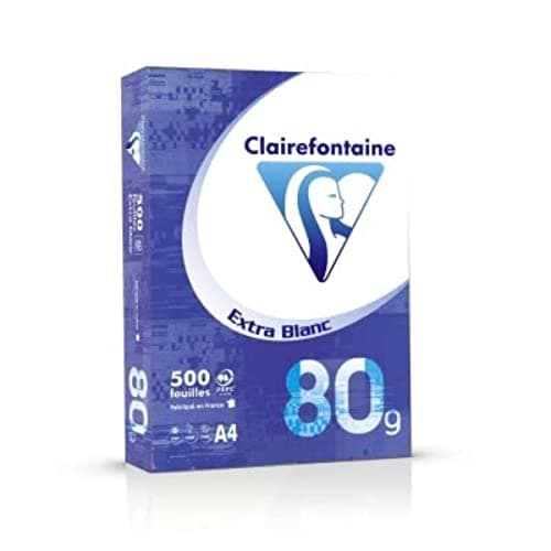 Clairefontaine Ramette de papier, 500 feuilles A4, 80gr - L'unité
