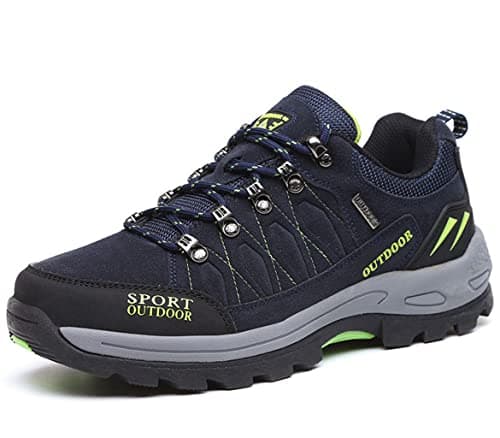 Ybberik Chaussures de Randonnée pour Hommes Imperméables Anti-Dérapantes Bottines D'Extérieur Randonnée Trekking Bottes D'Absorption des Chocs pour Camping Escalade