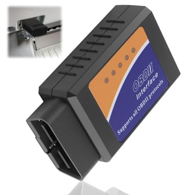teasteam OBDII Universel Bluetooth Diagnostic Outil pour Scanner Diagnostic Auto OBD, Lisez et Effacez Les Codes Erreurs Compatible avec la Majorité Véhicules, Android, iOS, Valise OBD2