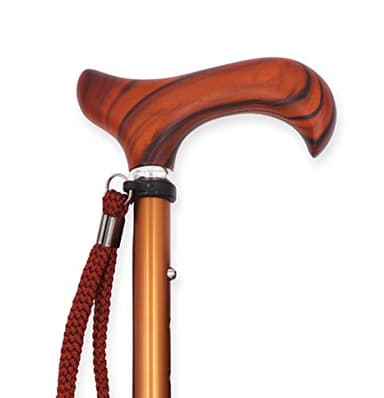 KMINA - Canne de Marche en Bois, Luxe Femme, Homme Solide, Telescopique, Aluminium - KMINA Pro