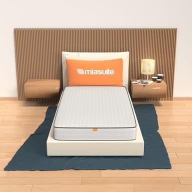 miasuite i sogni italiani Matelas 80x200 Épaisseur 12 cm - Waterfoam, pliable, Dispositif médical | Primavera, Blanc