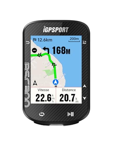 iGPSPORT BSC300 GPS Compteur Velo GPS Velo Compteurs Vélo Écran 2,4'' Couleur LCD Navigation par Carte Couleur Soutien BLE5.0 & Ant+, IPX7