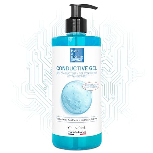 Gel Conducteur Professionnel : Radiofréquence, Electrostimulateur Musculaire, Ultrasons, Électrodes, Cavitation, Epilateur Lumiere Pulsee, Epilateur Laser - 500 ml
