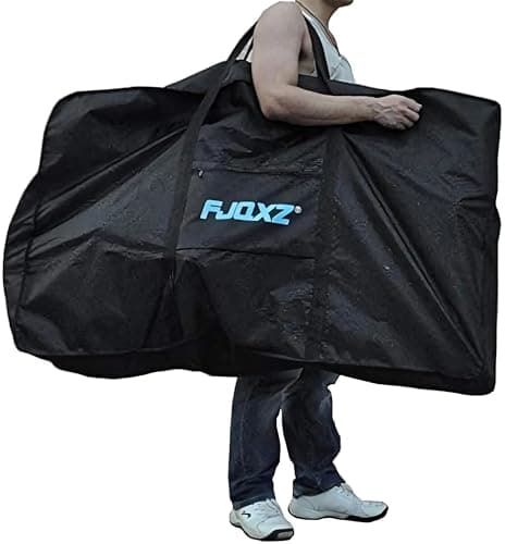 trancoss Sac de Transport Vélo Housse de Roue Velo Sac Grand Pliant Porte-Vélo pour Cyclisme VTT Voyage