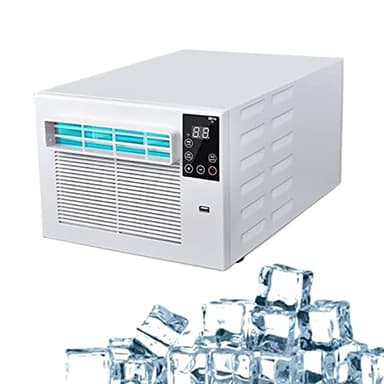 ATRNA Climatiseur Mobile, Refroidisseur Air Climatisation sans Unite Exterieure Refroidisseur Air Climatiseur pour Maison/Bureau-White