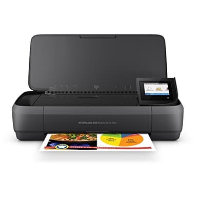 HP OfficeJet 250 Imprimante Tout-en-Un Portable, Fonction Impression-Copie-Numérisation jusqu'à 600 dpi, Noire